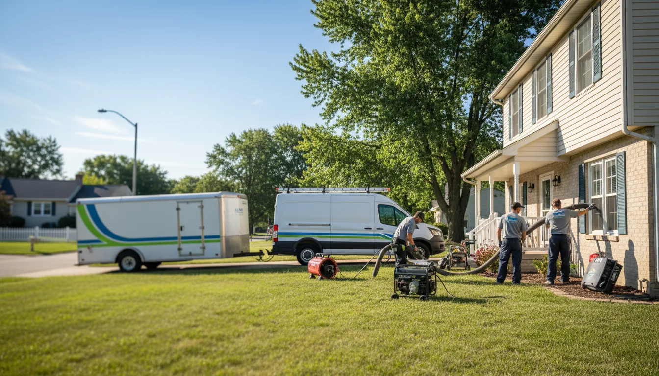 Flooded Basement Restoration And Cleanup With Repair in Woodbine, IA near me
